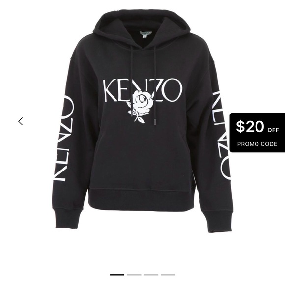 Kenzo black hoodie size small - Picture 1 of 6